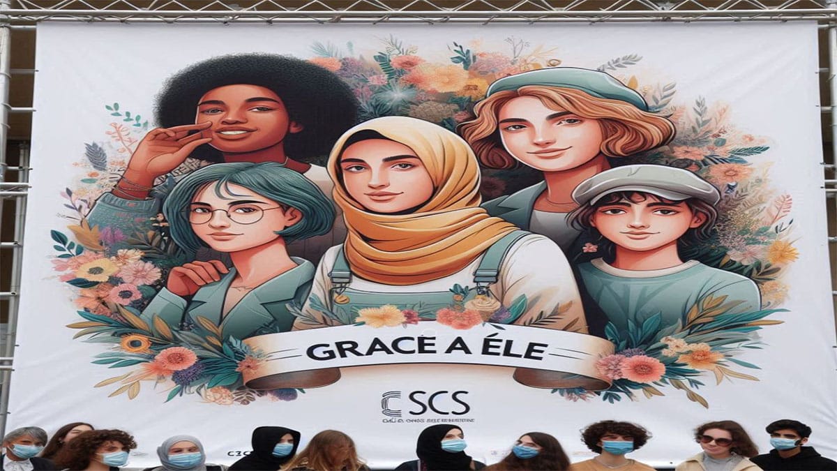 GRÂCE À ELLE par CSCS en collaboration avec l'ENSV 4 رأت مبادرة "بفضلها" النور