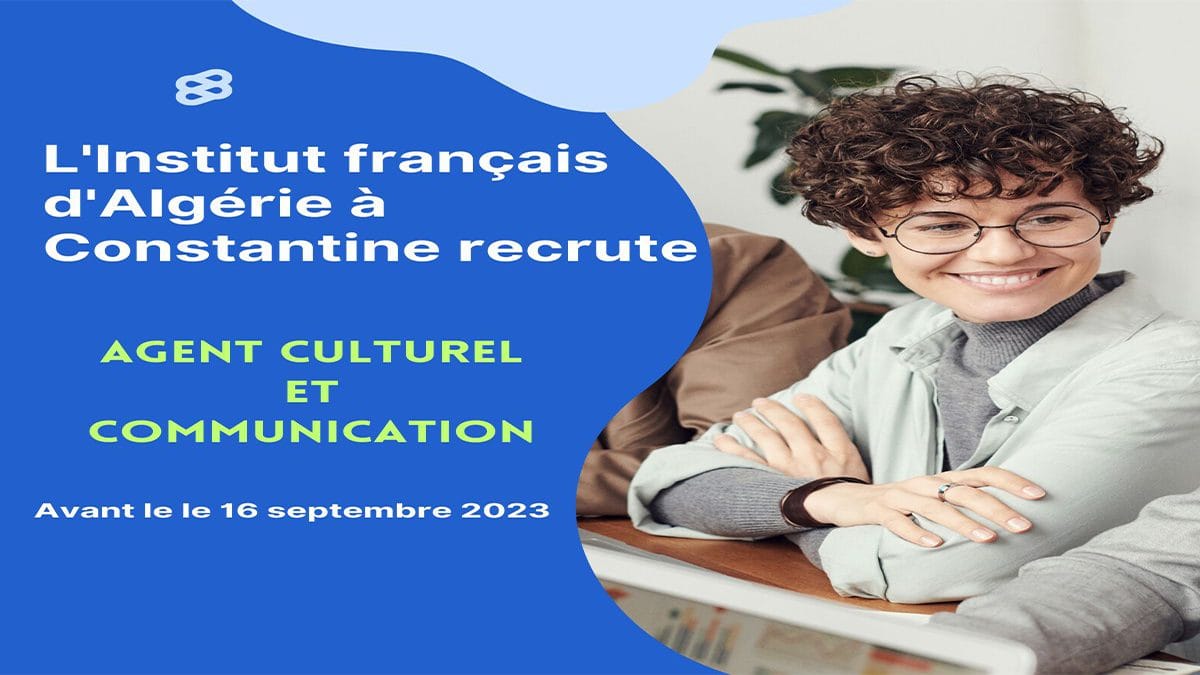 IFA de Constantine recrute : Agent culturel et communication 2 IFA de Constantine recrute Agent culturel et communication 2023